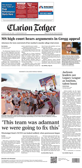 Cover of Clarion Ledger
