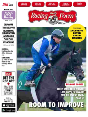 Cover of Daily Racing Form National Digital Edition