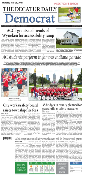 Cover of The Decatur Daily Democrat