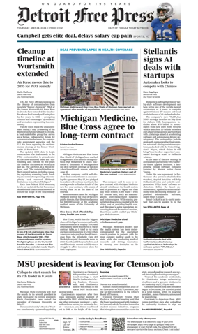 Cover of Detroit Free Press