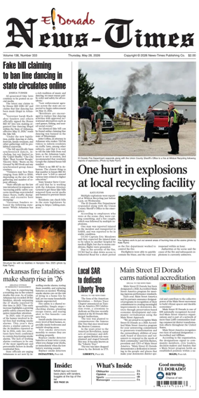 Cover of El Dorado News-Times