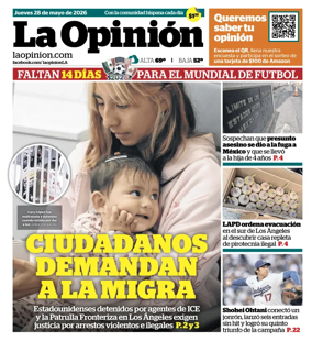 Cover of La Opinion