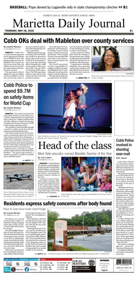 Cover of Marietta Daily Journal