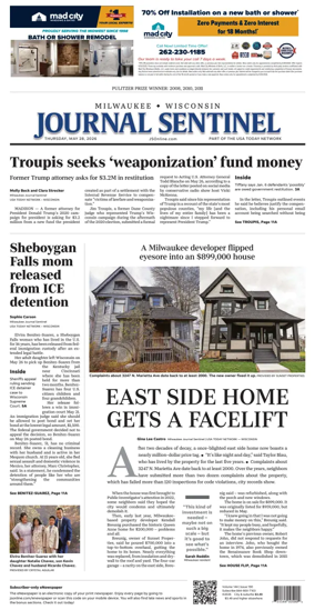 Cover of Milwaukee Journal Sentinel