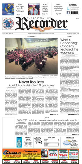 Cover of Porterville Recorder