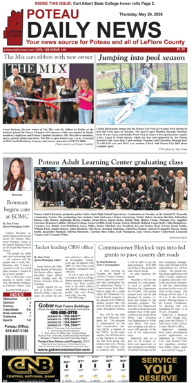 Cover of Poteau Daily News