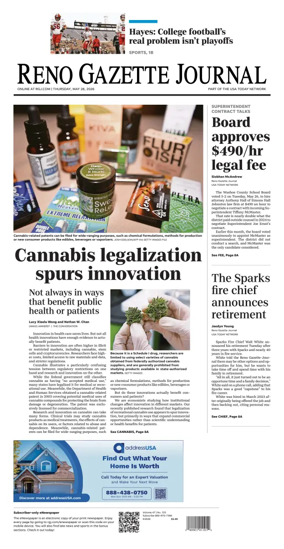 Cover of Reno Gazette Journal