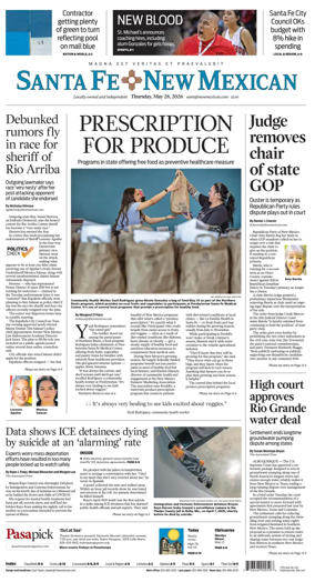 Cover of Santa Fe New Mexican