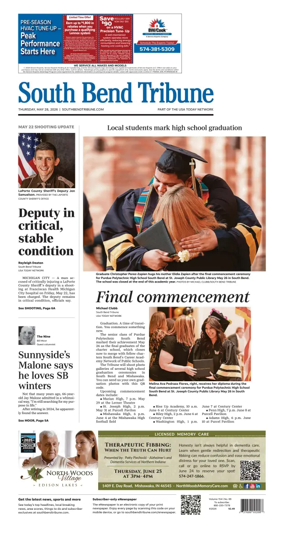 Cover of South Bend Tribune