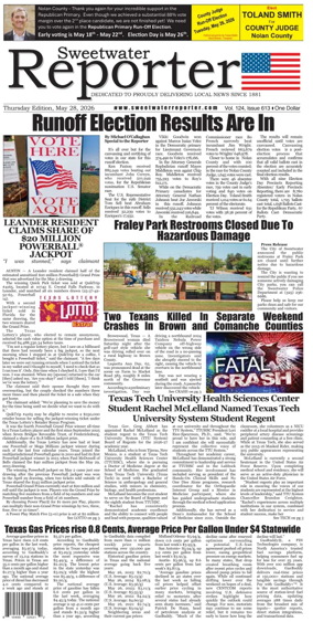 Cover of Sweetwater Reporter
