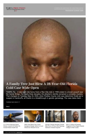 Cover of Tampa Free Press