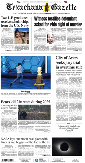 Cover of Texarkana Gazette