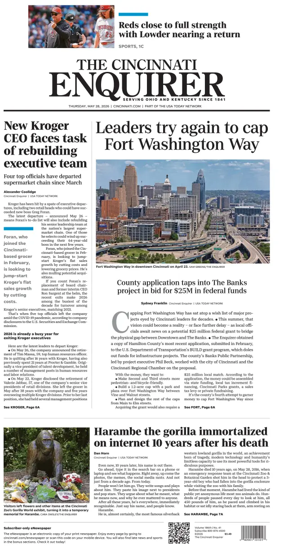 Cover of The Cincinnati Enquirer