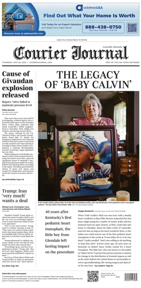 Cover of The Courier-Journal (Louisville)