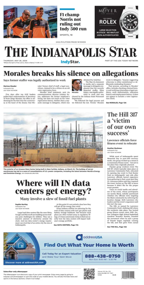Cover of The Indianapolis Star