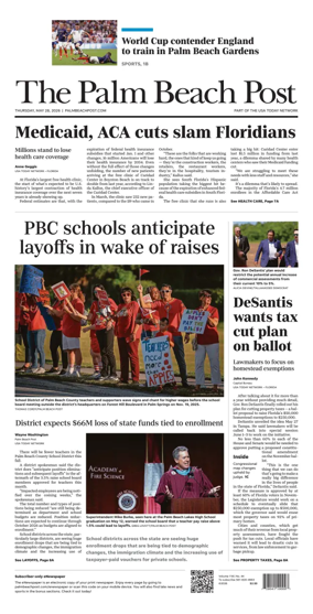 Cover of The Palm Beach Post