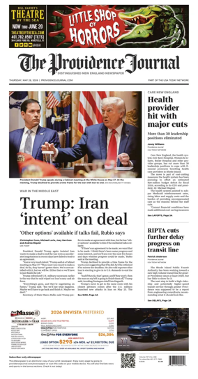 Cover of The Providence Journal