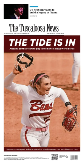 Cover of The Tuscaloosa News