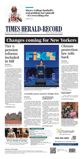 Cover of Times Herald-Record