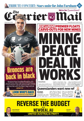 Cover of The Courier-Mail