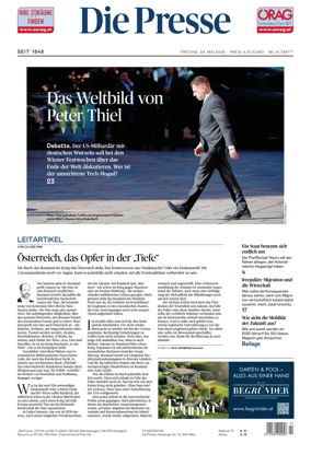 Cover of Die Presse