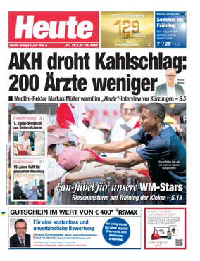 Cover of Heute - Niederosterreich Ausgabe