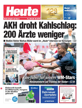 Cover of Heute - Wien Ausgabe