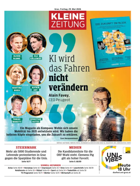 Cover of Kleine Zeitung Steiermark