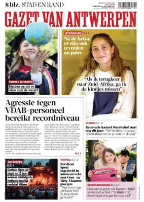 Cover of Gazet van Antwerpen Stad en Rand