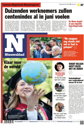 Cover of Het Nieuwsblad