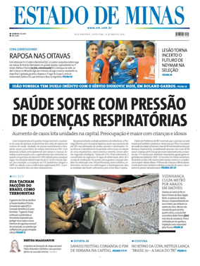 Cover of Estado de Minas (Brazil)