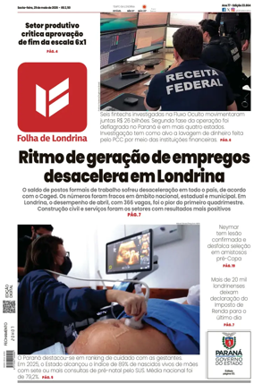 Cover of Folha de Londrina