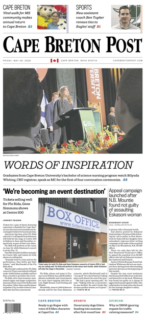 Cover of Cape Breton Post