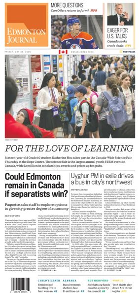 Cover of Edmonton Journal