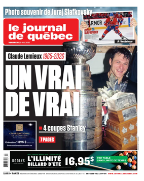 Cover of Le Journal de Quebec