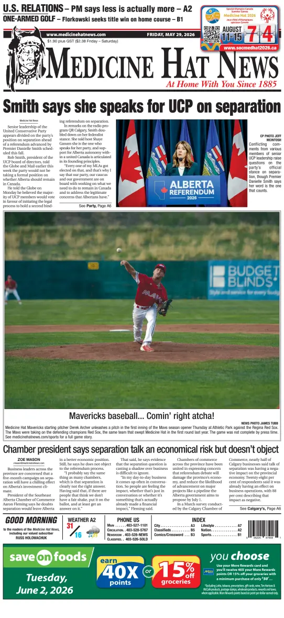Cover of Medicine Hat News