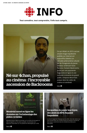 Cover of Radio-Canada Info
