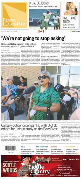Cover of Regina Leader-Post