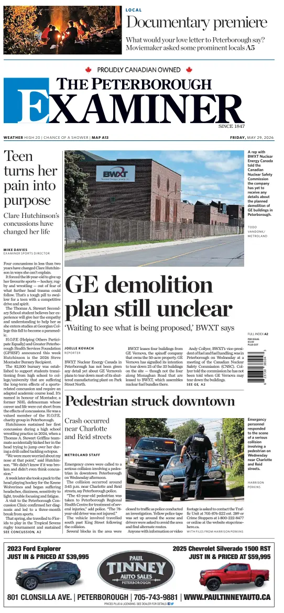 Cover of The Peterborough Examiner