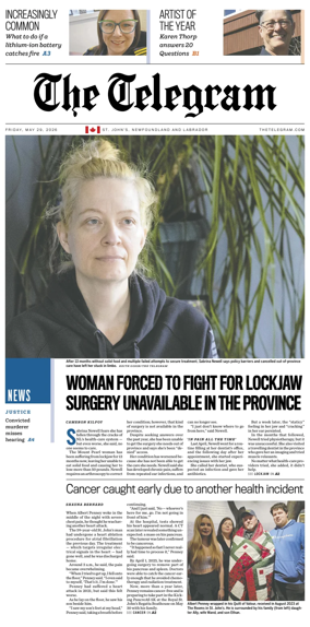 Cover of The Telegram (St. John's)
