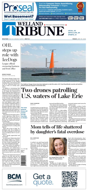 Cover of The Welland Tribune