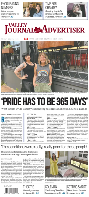Cover of Valley Journal Advertiser