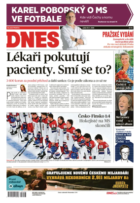 Cover of Dnes Prague Edition