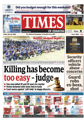 Cover of Times of Eswatini