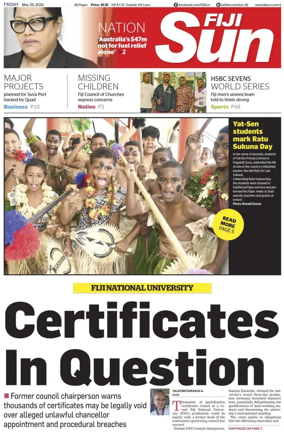 Cover of Fiji Sun
