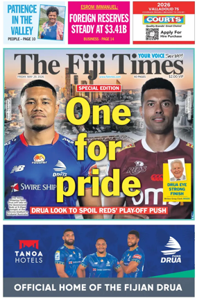 Cover of The Fiji Times