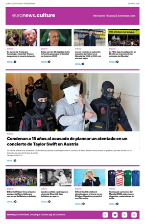 Cover of Euronews Culture and Sport (Spanish) Compiled Edition