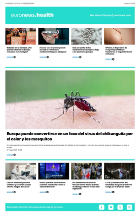 Cover of Euronews Health (Spanish) Compiled Edition