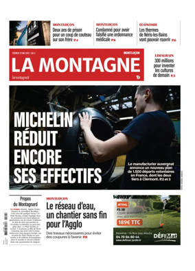 Cover of La Montagne (Montlucon)