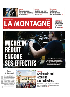 Cover of La Montagne (Moulins)